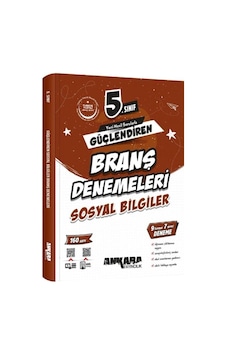 5. Sınıf Sosyal Bilgiler Güçlendiren Branş Denemeleri Ankara Yayıncılık 5. Sınıf Sosyal Bilgiler Güçlendiren Branş Denemeleri Ankara Yayıncılık