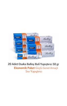 Northcity Osaka Bali Yapıştırıcı 50gr X 20 Adet Ekonomik Paket - Güçlü Genel Amaçlı Sıvı Yapıştırıcı Northcity Osaka Bali Yapıştırıcı 50gr X 20 Adet Ekonomik Paket - Güçlü Genel Amaçlı Sıvı Yapıştırıcı