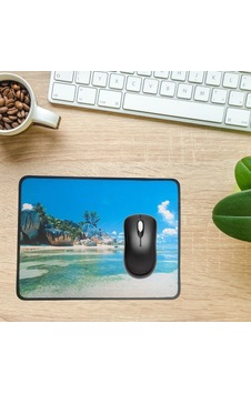 25x32 Cm Küçük Boy Mouse Pad Manzara Ada 5705 Diğer