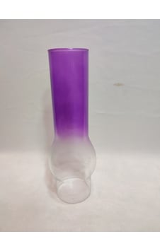 Abajur Lamba Camı.şeffaf-lila Renkte.alt Çap:7.00cm-h:25.00cm Şeffaf - Lila