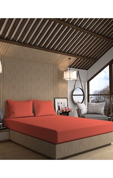 Mystory Home Collection %100 Pamuklu Lastikli Çarşaf Seti 180x200 Cm +30 Cm Yükseklik - Nar Çiçeği Mystory Home Collection %100 Pamuklu Lastikli Çarşaf Seti 180x200 Cm +30 Cm Yükseklik - Nar Çiçeği