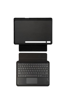 Zore Galaxy Tab S9 Uyumlu Border Keyboard Bluetooh Bağlantılı Standlı Klavyeli Ta