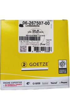 Antor /lombardini 4ld640-13hp Segman/sekman Takımı Komple 0.50 Mm. Nüral Goetze Antor /lombardini 4ld640-13hp Segman/sekman Takımı Komple 0.50 Mm. Nüral Goetze