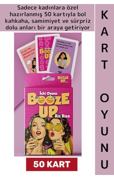 Kartoyunu Eğlence Keyifli Vakit Arkadaş Çift Sevgili Yetişkin İçki Oyunu Booze Up-kız Kıza 50 Kart