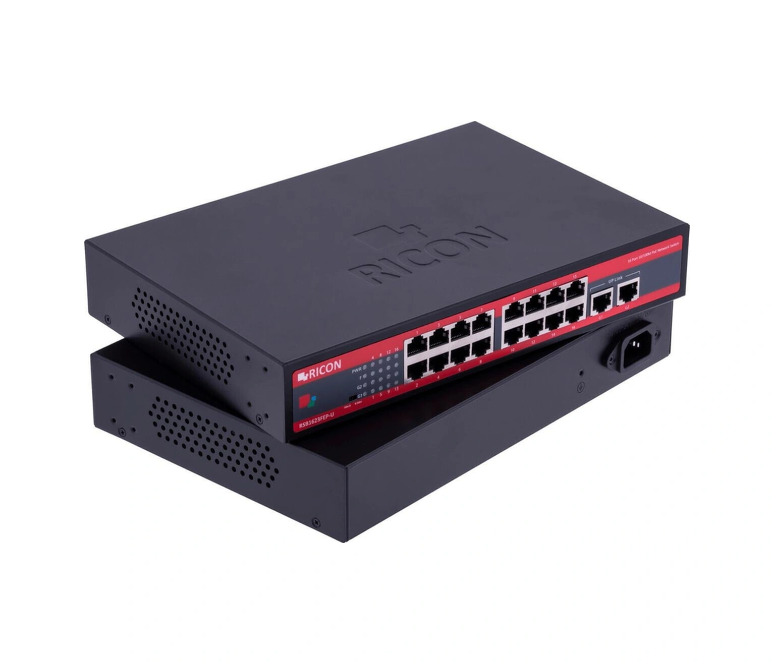 Ricon Rsb1623fep+u 16 Port Power Over Ethernet Unmanaged Switch-114772 Ricon Rsb1623fep+u 16 Port Power Over Ethernet Unmanaged Switch-114772