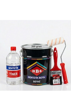 200 Gram Hbs Yağlı Sentetik Boya Parmak Rulo 250 Ml Sentetik Tiner 2 No Yağlı Boya Fırça Seti 200 Gram Hbs Yağlı Sentetik Boya Parmak Rulo 250 Ml Sentetik Tiner 2 No Yağlı Boya Fırça Seti