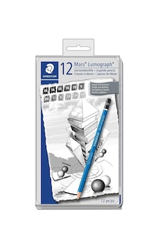Staedtler Mars Lumograph Dereceli Kalem Seti 12Li Staedtler Mars Lumograph Dereceli Kalem Seti 12Li