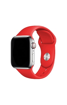 E2m Classıc Silikon Apple Uyumlu  Watch Kordon 42/44mm Kır