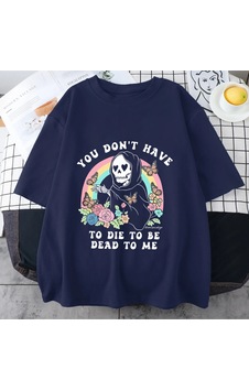 Flood Of Style Vintage Ölü Olmak İçin Ölmek Zorunda Değilsiniz Tome T Shirt Erkek Kadın Klasik Grafik Pamuk Lacivert Flood Of Style Vintage Ölü Olmak İçin Ölmek Zorunda Değilsiniz Tome T Shirt Erkek Kadın Klasik Grafik Pamuk Lacivert
