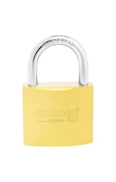 Kup10 Asma Kilit Sarı 38 Mm