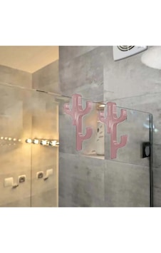 Cama Geçmeli Çift Taraflı Duşakabin Askısı 2 Adet Bej
