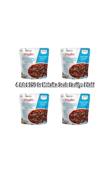 Yayla Meksika Soslu Fasülye Pilaki Aç Isıt Ye Hazır Yemek 4 x 250 G Yayla Meksika Soslu Fasülye Pilaki Aç Isıt Ye Hazır Yemek 4 x 250 G
