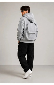 Butik İstanbul Erkek 3 İplik Şardonlu Tam Fermuarlı Kapüşonlu Arka Çanta Detaylı Sweatshirt - Gri Butik İstanbul Erkek 3 İplik Şardonlu Tam Fermuarlı Kapüşonlu Arka Çanta Detaylı Sweatshirt - Gri