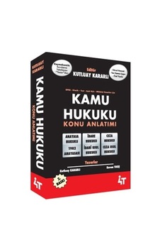 4T Yayınları Kamu Hukuku Konu Anlatımlı Kpss Ve Kurum Sınavları 4T Yayınları Kamu Hukuku Konu Anlatımlı Kpss Ve Kurum Sınavları