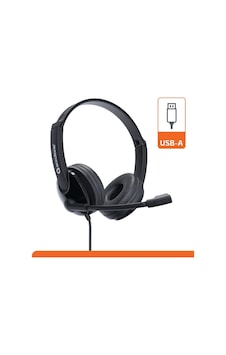 Accutone Ub101 Duo Usb Siyah Renk Çağrı Merkezi Kulaklığı