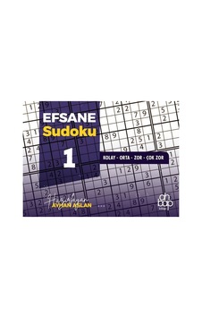 Efsane Sudoku - 1- Ahbap Kitap Efsane Sudoku - 1- Ahbap Kitap