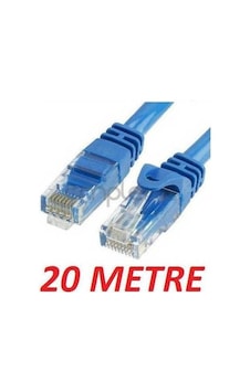 Cat6 Kablosu Ethernet Lan Internet 20 Metre 4518P Modem Rj45 Cat6 Kablosu Ethernet Lan Internet 20 Metre 4518P Modem Rj45