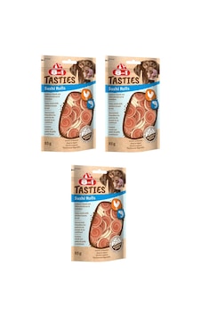 8in1 Tasties Sushi Rolls Tavuk Ve Balıklı Köpek Ödülü 85 Gr. X 3 Adet 8in1 Tasties Sushi Rolls Tavuk Ve Balıklı Köpek Ödülü 85 Gr. X 3 Adet