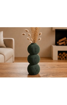 Alvera Modern 3 Küre Dekoratif Vazo Minimal Çiçek Vazosu, Masaüstü Ev Ve Ofis Dekoru - Yeşil Alvera Modern 3 Küre Dekoratif Vazo Minimal Çiçek Vazosu, Masaüstü Ev Ve Ofis Dekoru - Yeşil