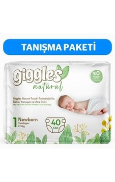 Giggles Bebek Bezi 1 Numara 40 Adet