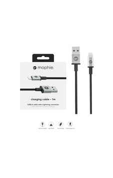 Mophie Usb A - Usb C Şarj Kablosu 1 M 1 Metre Siyah Mophie Usb A - Usb C Şarj Kablosu 1 M 1 Metre Siyah