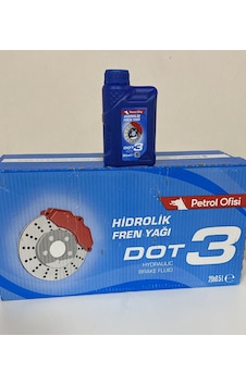 Petrol Ofisi Dot3 Hidrolik Fren Yağı 20 x 400 ML