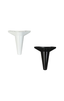 Wetra Ayak Düz Siyah 12 Cm Siyah