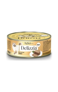 Reflex Plus Delizzia Kıyılmış Hindi Etli Yetişkin Kedi Konservesi 85 Gr