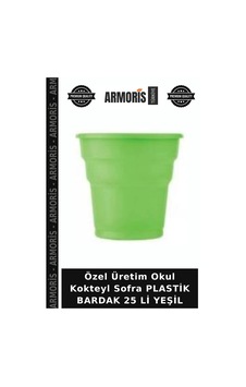 Özel Üretim Okul Kokteyl Sofra Plastik Bardak 25 Li Yeşil Özel Üretim Okul Kokteyl Sofra Plastik Bardak 25 Li Yeşil