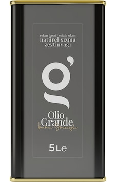 Olio Grande Erken Hasat Soğuk Natürel Sızma Zeytinyağı Teneke 5 L Olio Grande Erken Hasat Soğuk Natürel Sızma Zeytinyağı Teneke 5 L