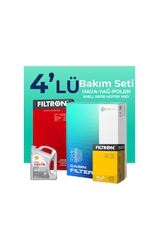 Filtron Kia Ceed 1.4 Benzin Filtre Bakım Seti Shell Motor Yağlı (2010-2012) 4 Lü Filtron Kia Ceed 1.4 Benzin Filtre Bakım Seti Shell Motor Yağlı (2010-2012) 4 Lü