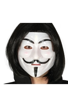Siyah - 914 - Renk Takma Kısa Saç Ve V For Vendetta Maskesi - Csmo-tex - Anonymous Maskesi Siyah - 914 - Renk Takma Kısa Saç Ve V For Vendetta Maskesi - Csmo-tex - Anonymous Maskesi