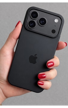 Iphone 17 Pro Max Uyumlu Kılıf Logolu Lansman Soft Yumuşak Içi Kadife Silikon Kapak Siyah Iphone 17 Pro Max Uyumlu Kılıf Logolu Lansman Soft Yumuşak Içi Kadife Silikon Kapak Siyah