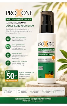 Proxone Yağlı Ve Akneli Ciltler İçin Güneş Kremi Mavi Işık Korumalı Spf50+ 125 Ml Proxone Yağlı Ve Akneli Ciltler İçin Güneş Kremi Mavi Işık Korumalı Spf50+ 125 Ml