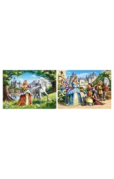 Castorland Charming Princes 70+120 Parça Puzzle Castorland Charming Princes 70+120 Parça Puzzle