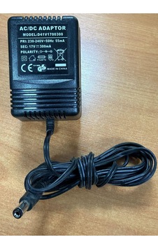 Bolsat 17 Volt 300 Ma Plastik Kasa Trafolu Adaptör