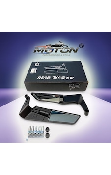 H2 Model Katlanır Yarasa Motosiklet Gidon Ayna Takımı Büyük Model H2 Model Katlanır Yarasa Motosiklet Gidon Ayna Takımı Büyük Model