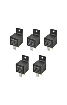 5 Adet Sanel 12v Güç Rölesi 4 Uçlu Sr1245a 12v/80a