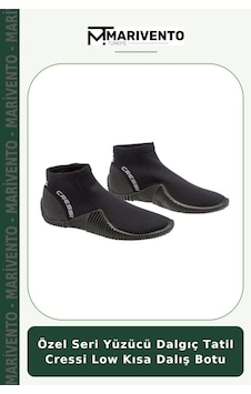 Özel Seri Yüzücü Dalgıç Tatil Cressi Low Kısa Dalış Botu 3mm - Xs - 36/37 Özel Seri Yüzücü Dalgıç Tatil Cressi Low Kısa Dalış Botu 3mm - Xs - 36/37
