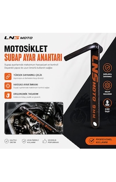 Subap Ayar Anahtarı 9mm Lnsmoto - Motosiklet Subap Ayar Anahtarı 9mm Lnsmoto - Motosiklet