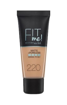 Maybelline New York Fondöten Fit Me Matte + Poreless Foundation 220 Natural Beige 30 ml Maybelline New York Fondöten Fit Me Matte + Poreless Foundation 220 Natural Beige 30 ml