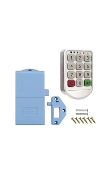 Pm-26723 Tuş Şifreli Gri Çekmece Dolap Kilidi 2'li Paket Pm-26723 Tuş Şifreli Gri Çekmece Dolap Kilidi 2'li Paket