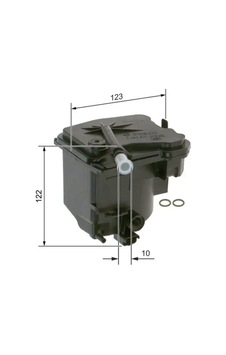 Ford Fusion Yakit Filtresi 1.6 Tdci 2005-2009 Bosch 0450907006 Ford Fusion Yakit Filtresi 1.6 Tdci 2005-2009 Bosch 0450907006