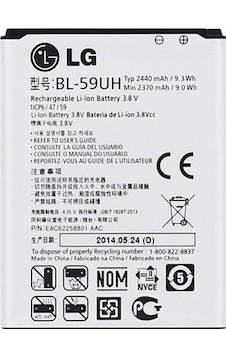 LG Uyumlu G2 Mini D610 Bl-59Uh Batarya Pil 2440 Mah LG Uyumlu G2 Mini D610 Bl-59Uh Batarya Pil 2440 Mah