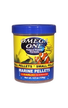 Omega One Garlic Marine Small Pellets 490ml / 231gr Omega One Garlic Marine Small Pellets 490ml / 231gr