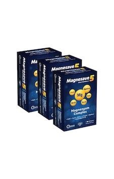 Magnesave5 Magnezyum Complex 3 x 60 Kapsül Magnesave5 Magnezyum Complex 3 x 60 Kapsül