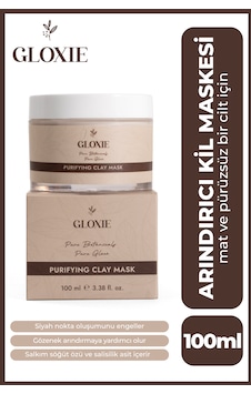 Gloxie Arındırıcı ve Matlaştırıcı Kil Maskesi 100 ML Gloxie Arındırıcı ve Matlaştırıcı Kil Maskesi 100 ML