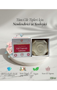 Taş Dövme Gül Yaprağı Sabunu 150 Gr