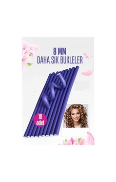 Sosis Latex Bigudi - Isısız Saç Bigudisi - 10 Adet 8 Mm 721913 Siyah Sosis Latex Bigudi - Isısız Saç Bigudisi - 10 Adet 8 Mm 721913 Siyah