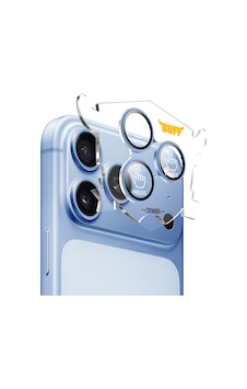 Buff İphone 18 Pro / 18 Pro Max Titan Metal Kamera Lens Koruyucu Blue Mavi Buff İphone 18 Pro / 18 Pro Max Titan Metal Kamera Lens Koruyucu Blue Mavi